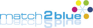 match2blue Logo
